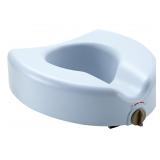 Medline Elevated Locking Toilet Seat, 5-Inch...