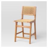 Ceylon Woven Counter Height Barstool Natural...