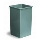 25gal Swingline LLDPE Waste Receptacle, Square