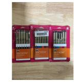 Sakura Pigma Micron Pen Black Set  Archival Ink