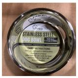 Peggy 11 Stainless Steel Dog Bowl - Non-slip,...