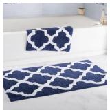 Lavish Home 2 Piece Bathroom Rug Set - 41x24.5...