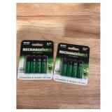 CVS Pharmacy AA Rechargeable Batteries 2-Pack