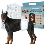 Dr. Pol Male Dog Diapers  Super Absorbent,...