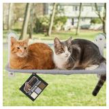 GORILLA GRIP Cat Window Perch, Foldable Cat...