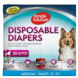 Simple Solution Disposable Dog Diapers, Female...