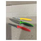 Zyliss Knives Multi-Colored 3-pack