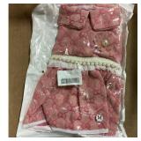 Unbranded Pet Dress - Pink, Patterned, with...