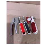 Silver Kitchen Gadget Set 4-Piece