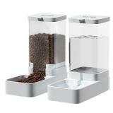 NKECOBJI Gravity Pet Feeder and Water Dispenser...