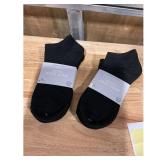 West Loop Black Socks Size 4-10 Two-Pair Pack