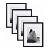 Set of 4, 8x10 Wood Photo Frame Set for...