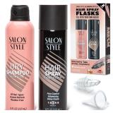 GoPong Hair Spray Flask (16 oz Total) - Hidden...