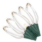 100 Count Warm White Steady Lit Super-Bright C9...