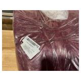 Faux Fur Wine Red Area Rug for Bedroom Living...