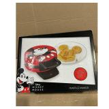 Disney Mickey Mouse Waffle Maker  Makes One Waffle