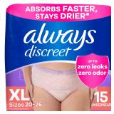 Always Discreet Underwear Up to 26W