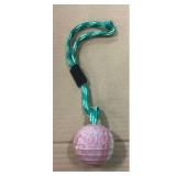 Juka Dog Toy - Tug Toy, Durable Rubber, Green Rope