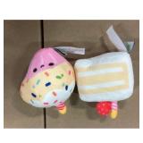Plush pet Food Toys - Ice Cream & Cake Slice,...