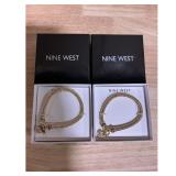 Nine West Bracelet Set - Gold Tone Charm Bracelet