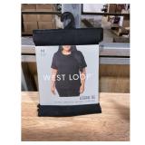 West Loop Legging Tee - Black, Size M,...
