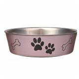 Loving Pets Bella Dog Bowl- Stainless Steel Dog...