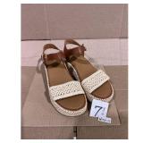 FitFlop Woven Wedge Sandals - Size 7