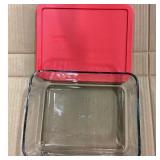 Pyrex Baking Dish with Lid - Glass Bakeware,...