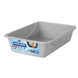 Petmate Litter Pan, Blue/Gray, Small, Made in USA