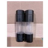 EchoGo+ Salt and Pepper Grinder Set - Black, Clear
