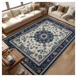 Wosabee Boho Area Rug for Living Room 4x6 Boho...