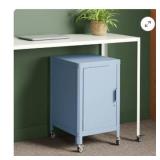 Rolling Metal Cabinet - Blue
