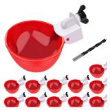 Chicken Waterer Cups, 12 Packs Red Large...