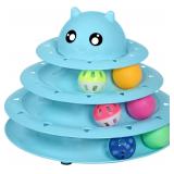 UPSKY Cat Toy Roller 3-Level Turntable Cat Toys...