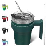 BJPKPK Tumbler With Handle And Straw Lid 10 oz...