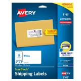 Avery Printable Shipping Labels with Sure Feed,...