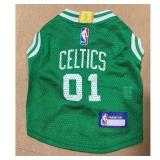 NBA, Celtics Pet Jersey, 01, Green, small dogs