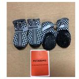 PETANIMS Dog Boots - Checkerboard, Waterproof,...