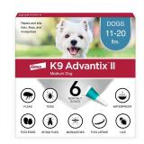 K9 Advantix II Medium Dog Vet-Recommended Flea,...