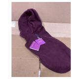 Gooby Fleece Vest Hoodie, Plum, Size L