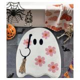 SHIYUE Cute Ghost Halloween Bath Rug, Boho...