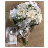 Handmade Wedding Bouquet - Artificial Flowers,...