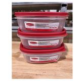 Rubbermaid EasyFindLids System Containers - 3...