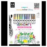 Zebra Pen Doodlerz Dual Brush Pen and Bullet...