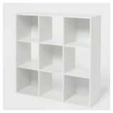 11" 9 Cube Book Shelf White - Brightroomï¿½
