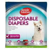Simple Solution EXTRA LARGE Dog Diapers $32.99