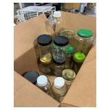 Assorted Glass Jars