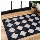 Lahome Moroccan Trellis Area Rug - 2x3 Printed...