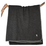 EKTOS 100% Virgin Wool Blanket, 90" x 108",...