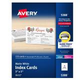Avery White Index Cards $19.31